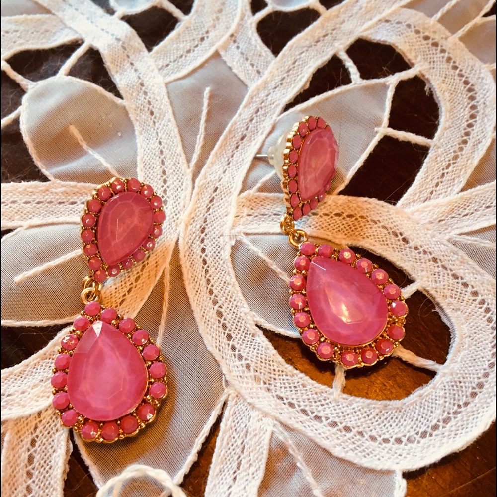 Pretty pink earrings